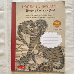 Korean Language Writing Practice Book